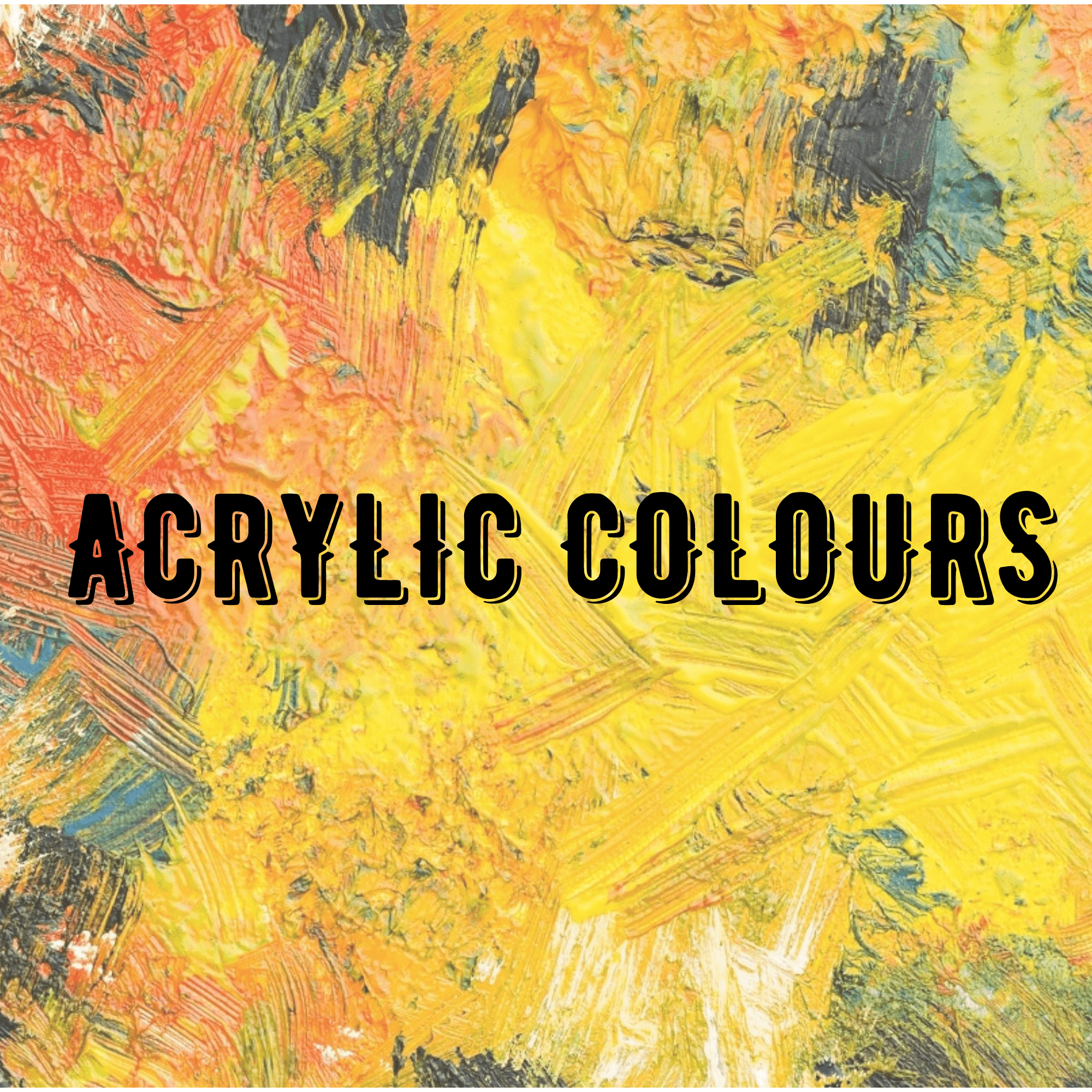 Acrylic Colours - Artoodlesstore