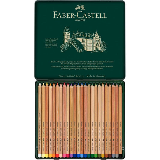 Faber Castell Pitt Pastel Pencil Set - Pack of 24