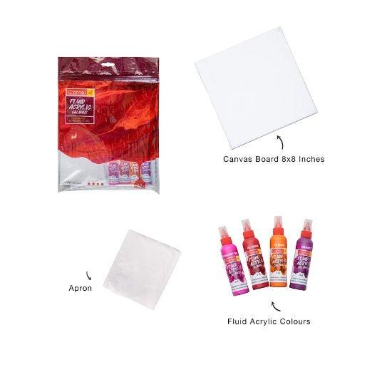 Camel Fluid Acrylic Kit - Sunset Series - Artoodlesstore