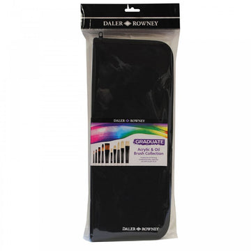 Daler Rowney GRADUATE BRUSH ZIP CASE 10 BRUSHES