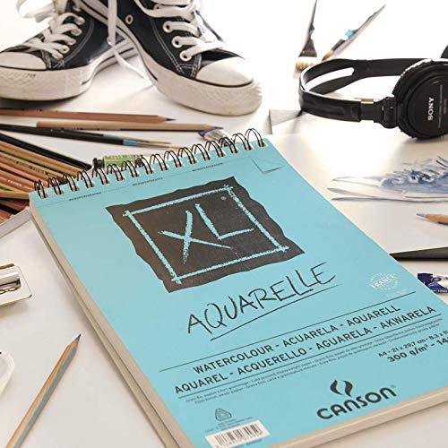 Canson XL Aquarelle - 30 Sheets - 300gsm - A4 Size - Artoodlesstore