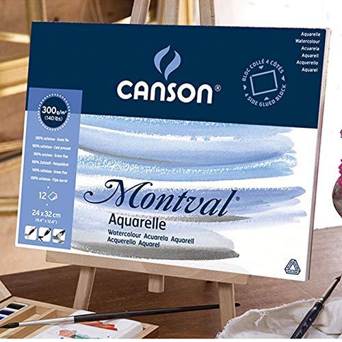 Canson Montval Watercolour Paper 300 GSM A3 5 Sheets - Artoodlesstore