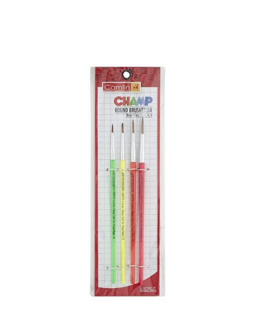 Camel Champ Brushes Set of 4 Round (SR-64)