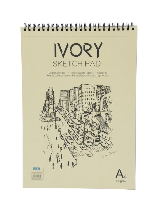 Scholar AP1 Ivory Sketch Pad with Wire-O Artist Stationery