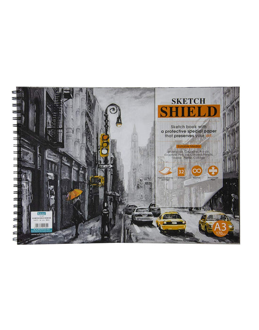 Scholar Sketch Shield Drawing Pad (170 GSM) (A3)