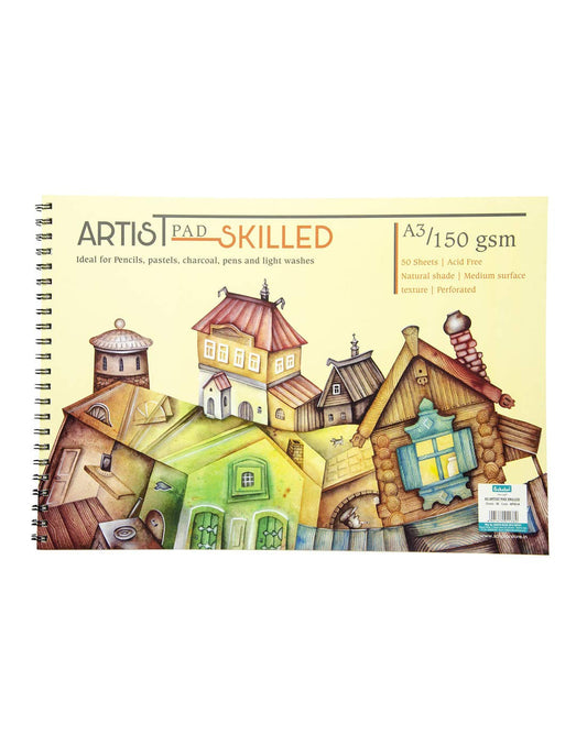 Scholar Artist Pad Skilled (150 GSM Natural Shade Cartridge Paper) (A3)