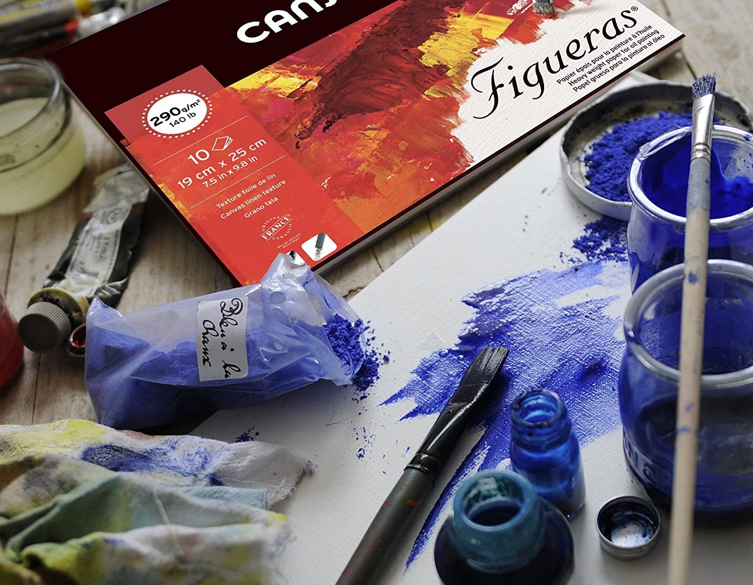 Canson Figueras Oil & Acrylic Paper Pad - 24cm x 33cm - Artoodlesstore