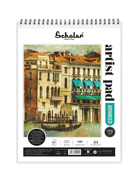 Scholar A4 ARTIST PAD ADVANCED (APA4)