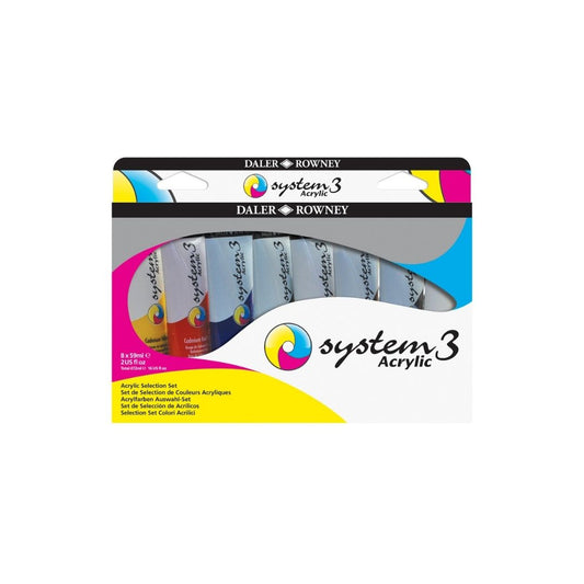 Daler-Rowney System 3 Acrylic Paint Sets