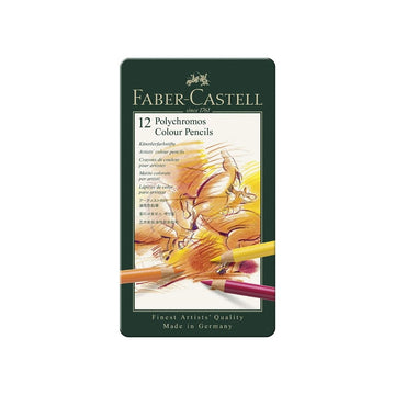 Faber Castell Polychromos Color Pencil Set - Pack of 12