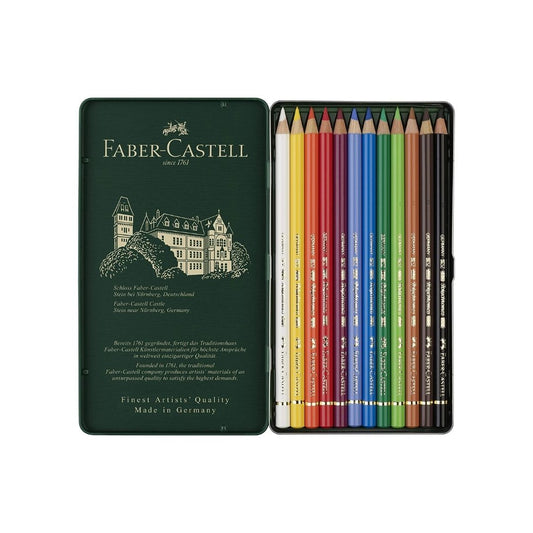 Faber Castell Polychromos Color Pencil Set - Pack of 12