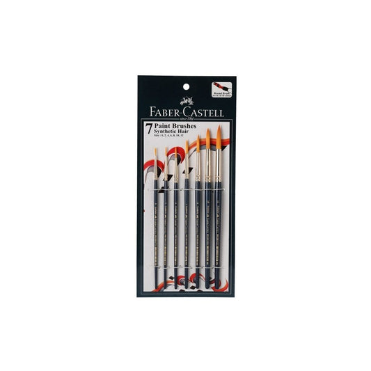 Faber-Castell Paint Brush Set - Round, Pack of 7