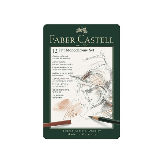 Faber-Castell Pitt Monochrome Set - Pack of 21