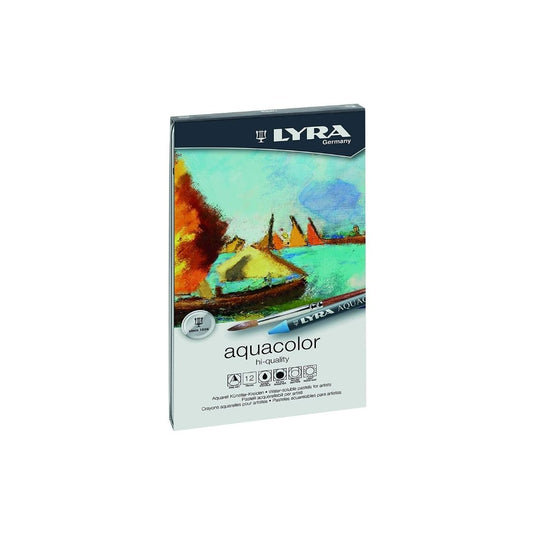 Lyra Aquacolor Water-Soluble Crayons Pack of 12