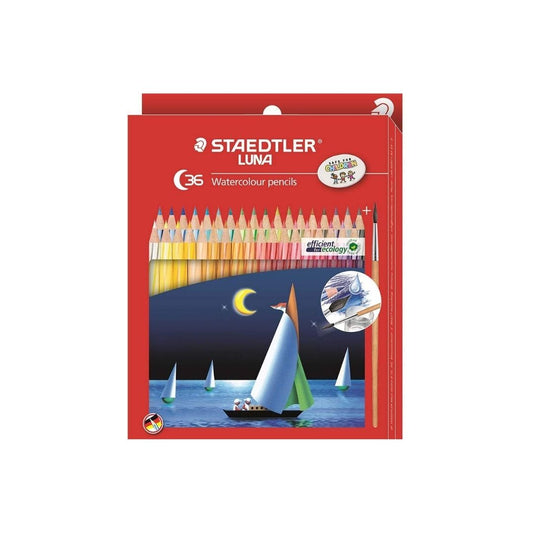 Staedtler Luna Aquarelle Watercolor Pencil, 36 Shades