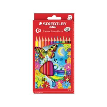 Staedtler Luna School Triangular Colour Pencils, Pack of 12