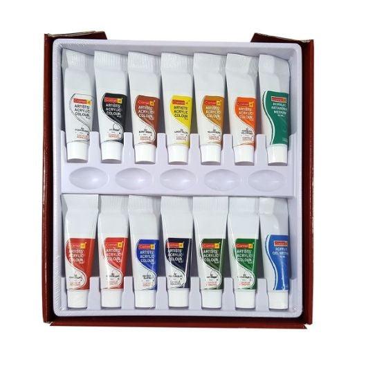 Camlin Kokuyo Artist 40ml Acrylic Color Shade - 12 Shades (Multicolor) - Artoodlesstore