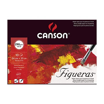 Canson Figueras Oil & Acrylic Paper Pad - 24cm x 33cm - Artoodlesstore