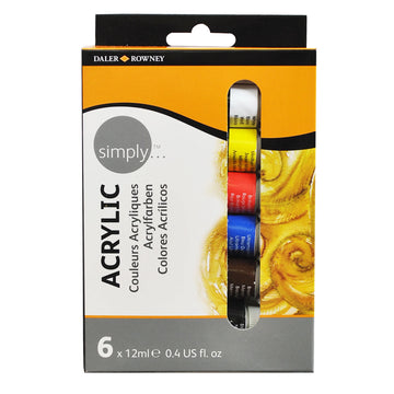 Daler-Rowney Simply Acrylic Set 6x12ml