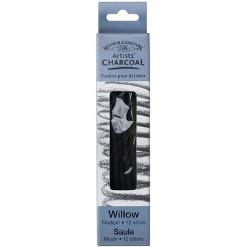 Reeves Winsor & Newton Artist Willow Charcoal Sticks, 3/Pkg-Thin