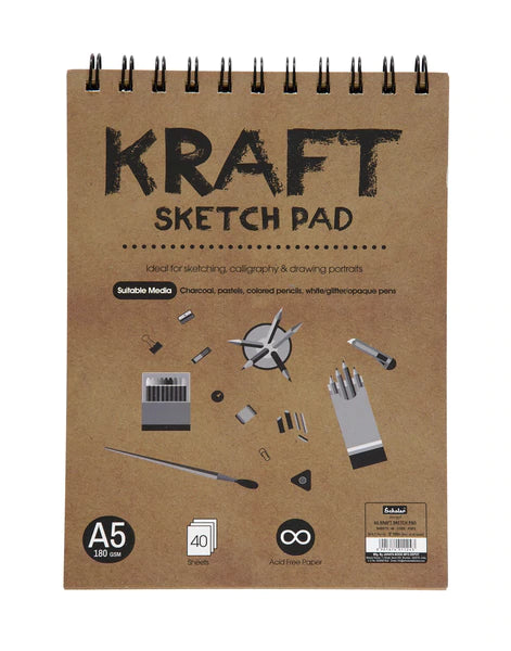 Scholar 170 GSM Kraft Paper Sketch Pad (A5)