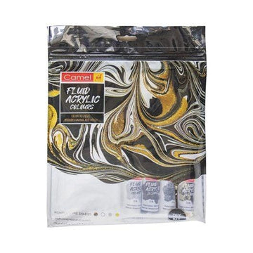 Camel Fluid Acrylic Kit - Monochrome Series - Artoodlesstore