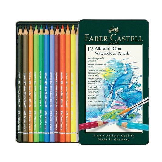 Faber-Castell Albrecht Dürer watercolour pencil, tin of 12