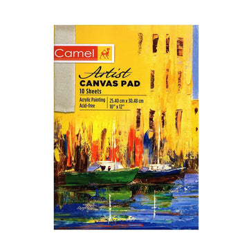 Camel Artist Canvas PAD 25cm x 30cm (10" x 12") - Artoodlesstore