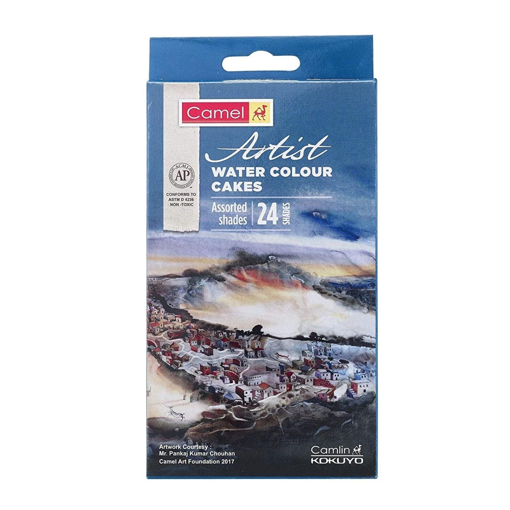 Camel Artist Water Colour Cake Set (Pack of 24) - Artoodlesstore