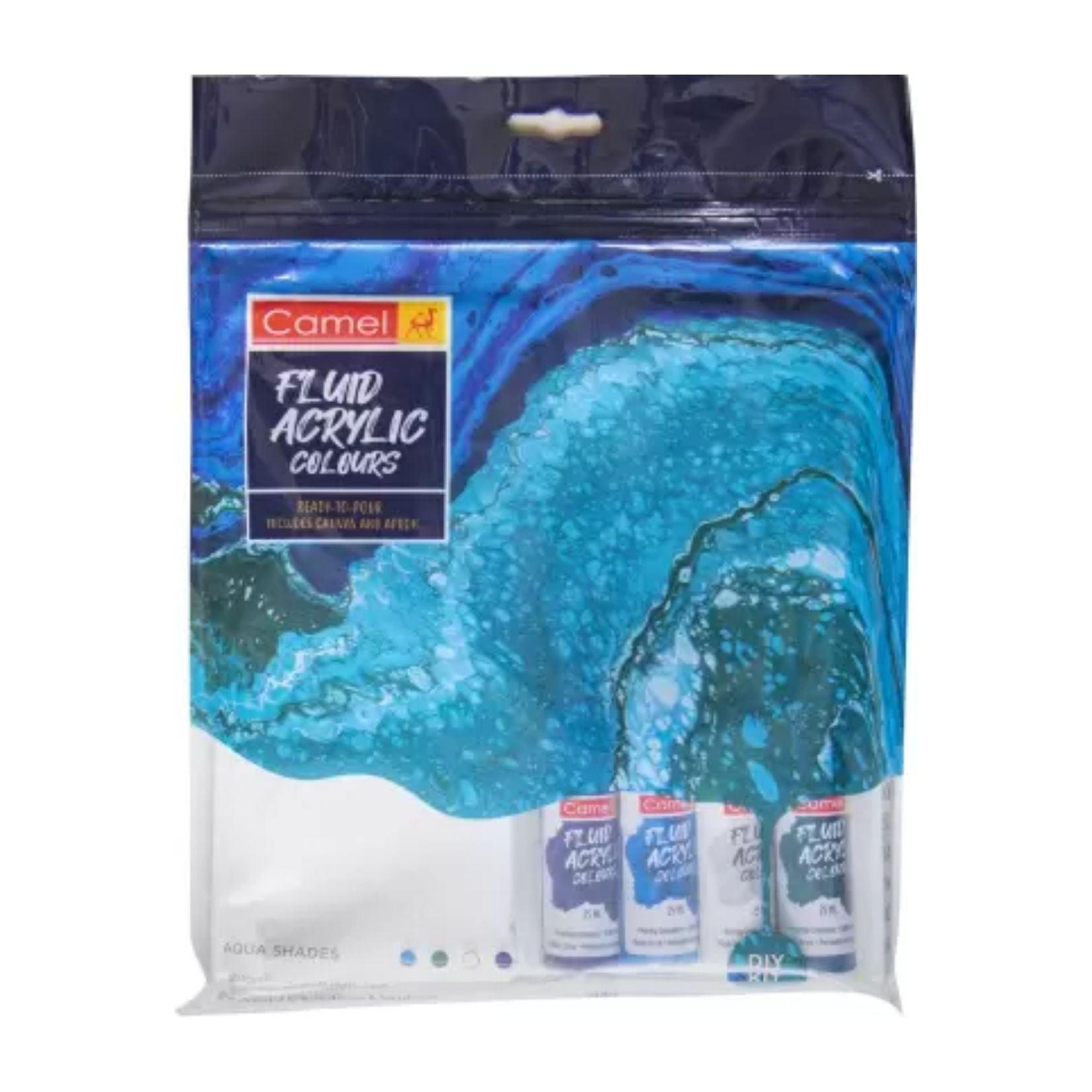 Camel Fluid Acrylic Kit - Aqua Series - Artoodlesstore