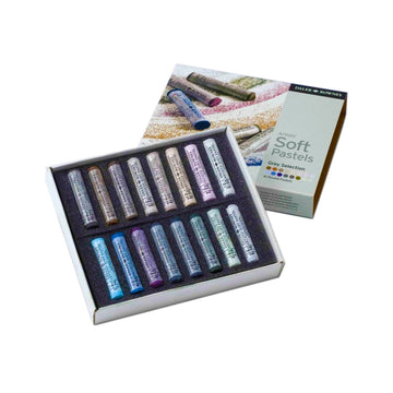 Daler-Rowney Artists’ Soft Pastel Set (16Pcs, Grey)