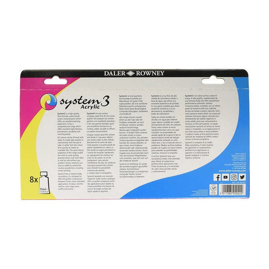 Daler-Rowney System 3 Acrylic Paint Sets selection set by Daler Rowney