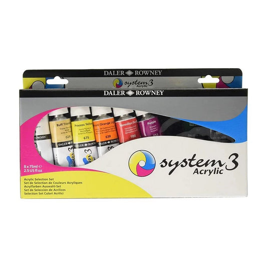 Daler-Rowney System 3 Acrylic Paint Sets selection set by Daler Rowney