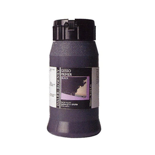 Daler Rowney Artists Gesso Primer 250 ml, Black