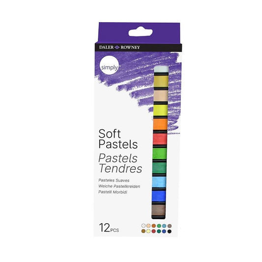 Daler-Rowney Simply 12Pcs Soft Pastel Set